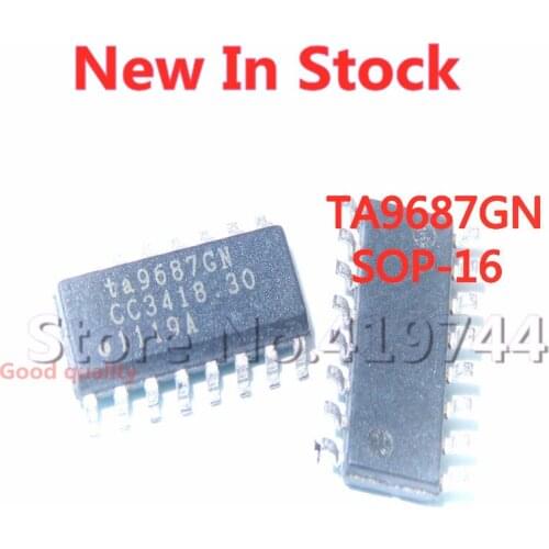 5PCS/LOT TA9687GN SOP-16 SMD LCD power supply high voltage board management chip In Stock NEW original IC