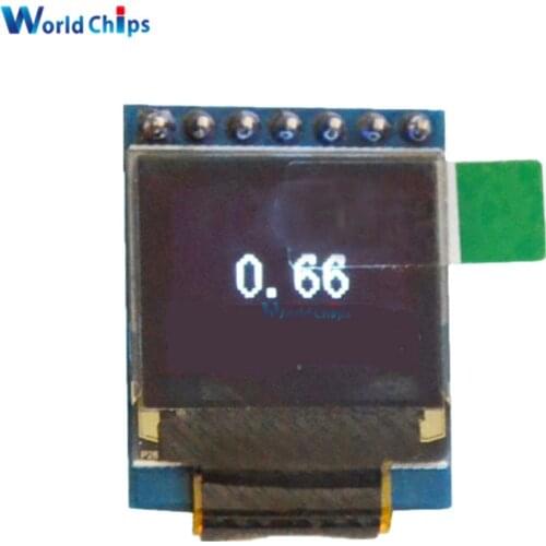 0.66 Inch 7pin OLED Display Module 64x48 Screen SPI I2C 3.3-5V for Arduino AVR STM32