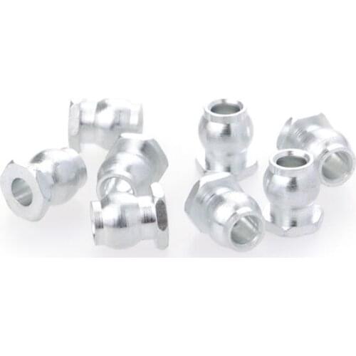 8Pcs Link Rod Metal Ball Bearing Ends Joint Bolt for 1/10 1/8 RC Crawler/Truck F3ME
