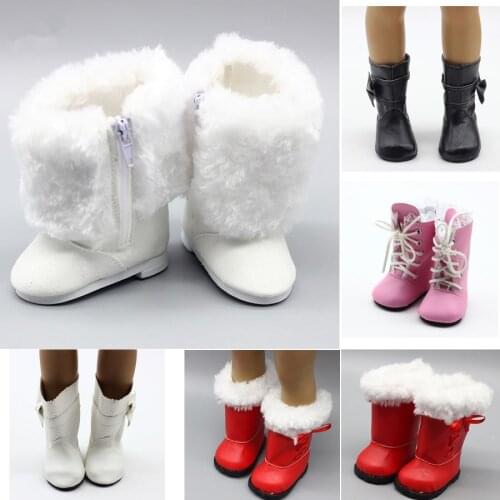 Baby Doll Accessories Boots Shoes For 18 inch Dolls Accessories Mini Shoes Toys Christmas Gift