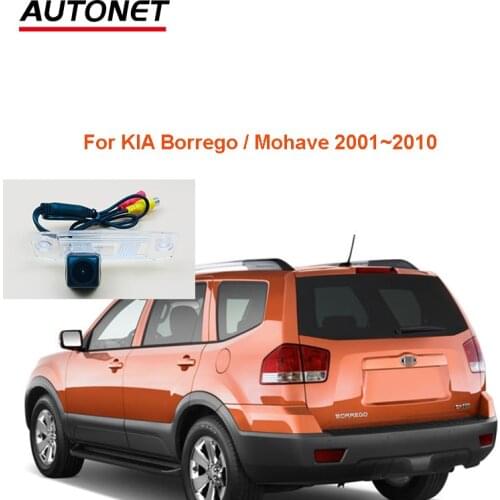 Autonet AHD Rearview camera For KIA Borrego Mohave 2001~2010 license plate camera/CVBS night view rear camera