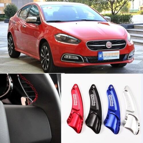 Car Accessories Aluminum Steering Paddle Shifter Extension For Fiat Viaggio 2012-2017 Car-styling