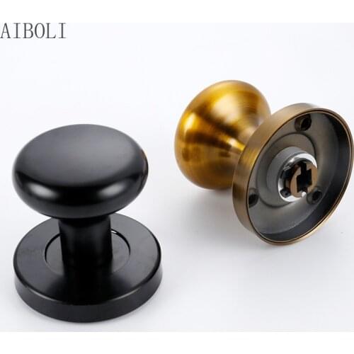 Bedroom Mute Zinc Alloy Keyless Invisible Door Lock Background Wall Round Single-sided Invisible Door Lock