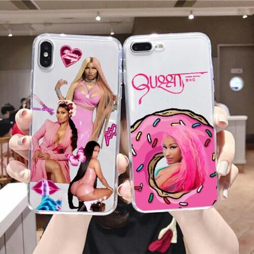 Nicki Minaj Singer Phone Case For Xiaomi Mi Max Note 3 A2 A3 8 9 9T 10 Lite Pro Ultra transparent luxury cell cover silicone