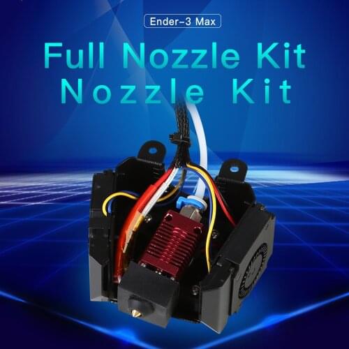 Creality Assembled Extruder Hotend Kit with 0.4mm Nozzle Aluminum Heating Block 100K Ohm Thermistor 24V for Creality Ender-3 Max