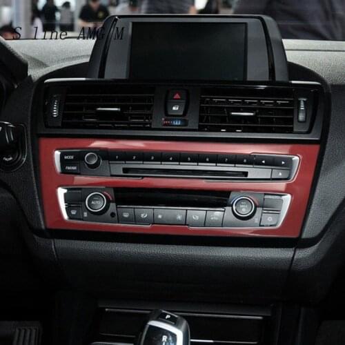 For BMW F20 F21 F22 1 Series Car Interior Moulding Air CD Control Panel Covers Stickers And decals Trim Car Styling Accessorie