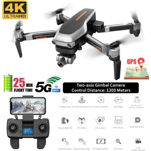 Quadcopter Gps Drone 4k profissional 5G Wifi Brushless Dron Gesture Photo FPV Mini Drone Camera Adjustable Helicoptero RC