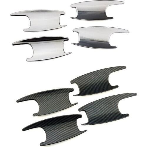 Carbon Fiber Door Handle Exterior Bowl Cover Trim for Mercedes Benz Class C Class W205 C200 C180 E Clase W213 E200 E300 GLC X253