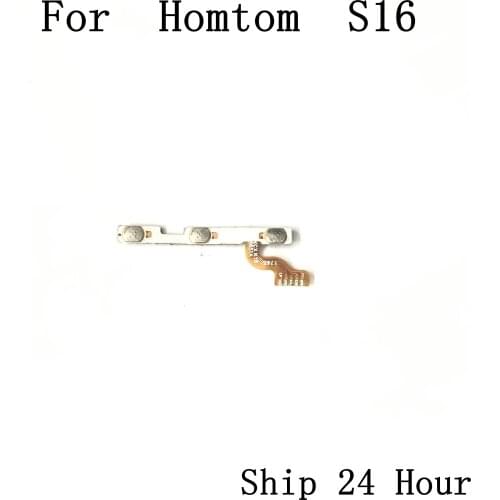 Homtom S16 Original Used Power On Off Button+Volume Key Flex Cable FPC For Homtom S16 Repair Fixing Part Replacement