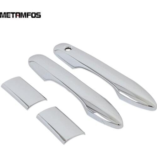 For Toyota Hiace Granvia Commuter 2019 2020 Chrome Door Handle Cover Trim Protection Sticker Exterior Accessories Car Styling