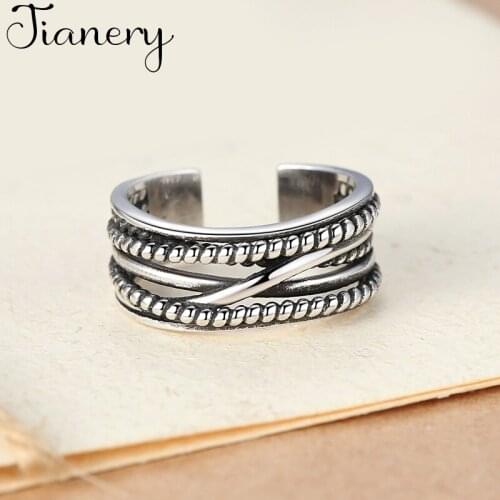 Exaggerated Gothic Multilayer Chain Rings For Women Charm Engagement Jewelry Girls Open Finger Knuckle Rings