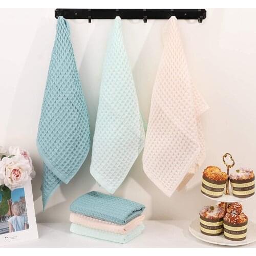 Kitchen towel, 6-Piece waffle woven kitchen towel set, super soft water absorbent dishcloth, fast drying