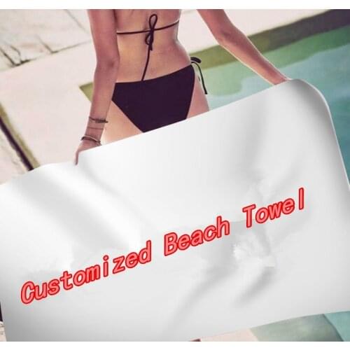 Miracille Customized Microfiber Beach Towel Summer Bath Towels For Adults Big Beach Mat Quick Dry Swimming Pool Towels