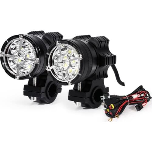 MOTOWOLF LED Spotlights Modified Accessories External Headlamps Motorcycle Auxiliary Lights Highlight Super Bright Lights