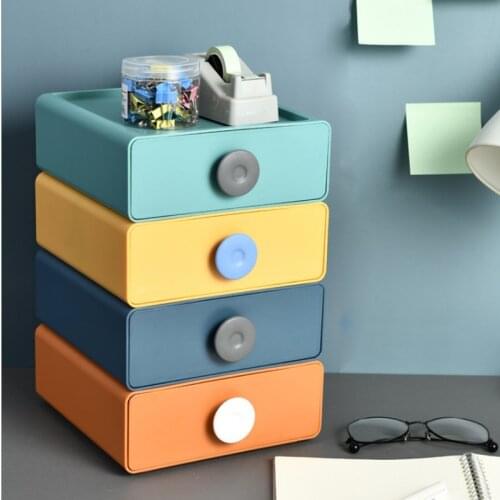 Desktop Drawer Storage Box Bedroom Office Sorting Storage Cabinet High Capacity Desk Organizer Home Decor Boxes Office Supplies