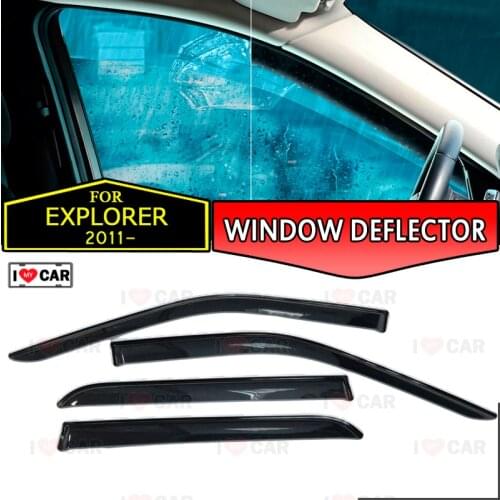 Window deflector for Ford Explorer 2011~2019 car window deflector wind guard vent sun rain visor cover car styling decor