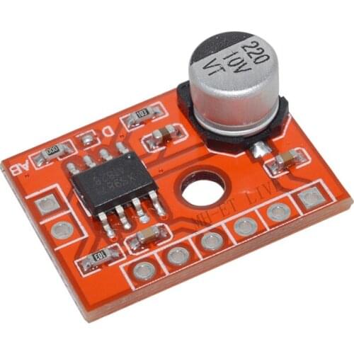 Super Mini Digital Amplifier Board 1 * 5W Class D Digital 2.5V To 5.5V Power Amplifier Board Efficient Class AB/D Optional