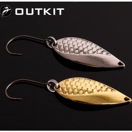 Fishing DD Spinner Spoon Bait Jigbait2.5/3.5/5g Gold Silver Lure Spoon Hard Bait Sequin Noise Paillette Metal Baits Pesca