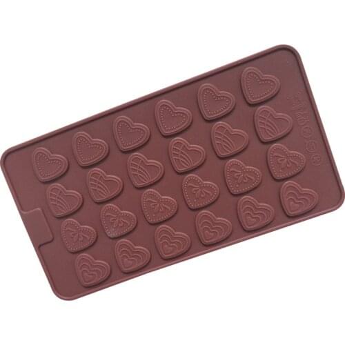Mini Heart Silicone Bakeware Fondant Cake Decorating Chocolate Mold Pastry Cooking Tools D637