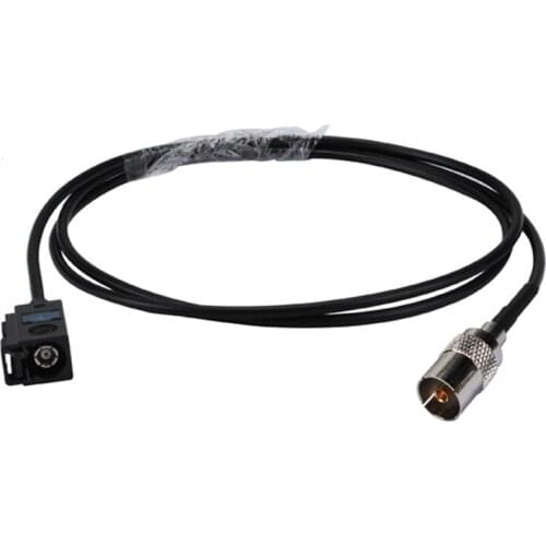 Superbat Fakra Jack "A" straight to TV Female Jack Straight Pigtail Cable RG174 20cm Fakra Cable Assembly