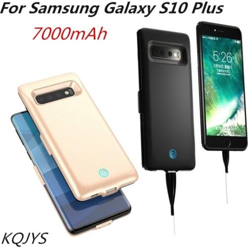 7000mAh Ultra Thin Power Bank Battery Charger Cases for Samsung Galaxy S10 Plus Battery Case Portable Battery Charging Cover