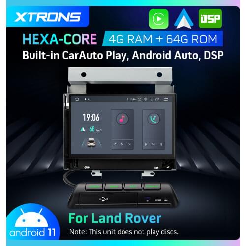 XTRONS 7" Android 10.0 Car Radio Player for Land Rover Freelander 2 2007 2008 2009 2010 2011 2012 GPS USB WIFI OBD DVR NO DVD