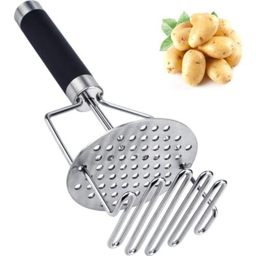 1pc Potato Masher Multi-Purpose Stainless Steel Cooking Masher Kitchen Masher Creative Fruit Vegetable Baking Tools For Kitchen