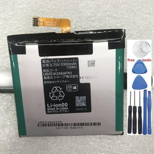 3.75V 3300mAh 13Wh UBATIA248AFN1 replacement Battery For Sharp SH10-G Rechargeable Polymer New Li-ion Battery+Free Tools
