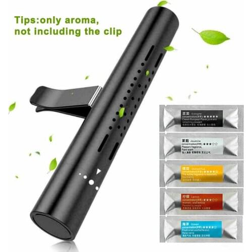 5Pcs Car Air Freshener Purifier Solid Perfume Diffuser Stick Replacement Cores ароматизатор для автомобиля Interior Accessories