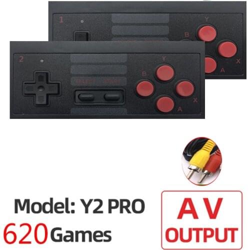 818 HD Video Game Console Built in 818 Classic Games Mini Retro Console Wireless Controller HD Output Dual Players AV output