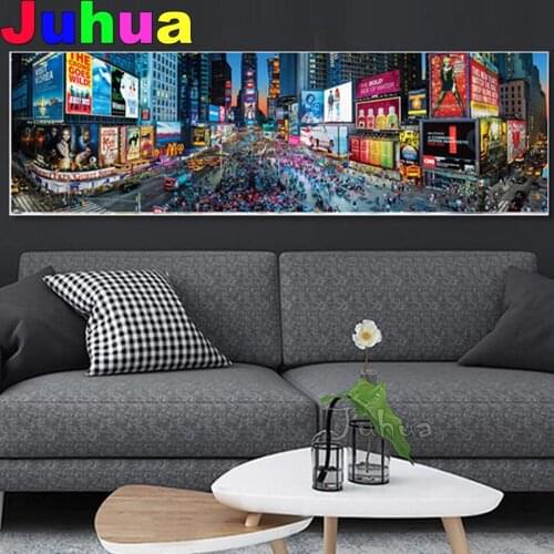 Diy New York Street Landscape Full Square Round Drill Embroidery City 5D Diamond Painting Home Decortion Christmas Gifts