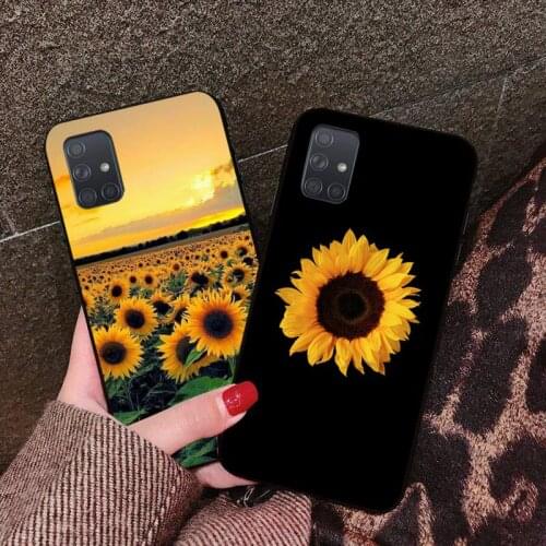 Yellow flower Small daisy sunflowe Phone Case For Samsung Galaxy A21S A01 A11 A31 A81 A10 A20E A30 A40 A50 A70 A80 A71 A51