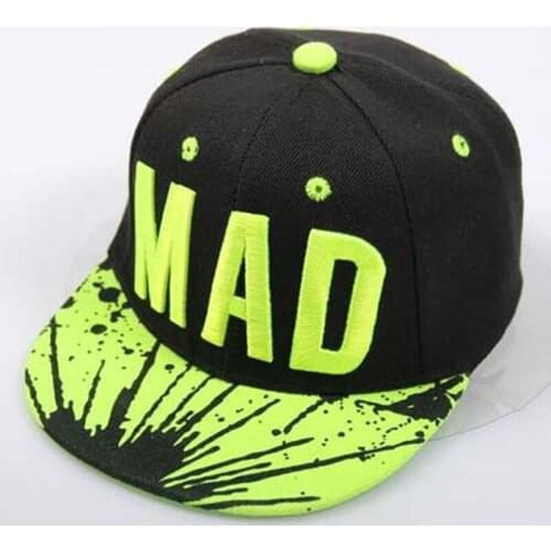 Seioum child Snapback Cap Kids Girls Letters Patterns Children Baseball Cap Hip Hop Hat For Boys Sun Summer Hat Free shipping