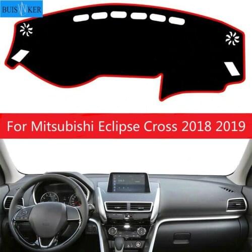 For Mitsubishi Eclipse Cross 2018 2019 LHD Car Dashboard Cover Dash Mat Non-slip Sun Shade Pad Carpets Trim Accessories