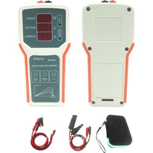 Photovoltaic Panel Multimeter Solar Panel MPPT Tester Power Meter Ammeter Open Circuit Voltage Test WS400A Multimeter