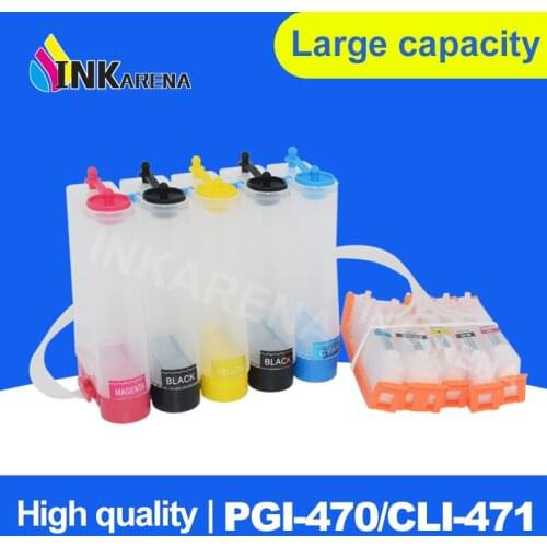 5 Color PGI470 CISS ink Cartridge PGI-470 CLI-471 for Canon PIXMA MG7740 MG6840 MG5740 TS9040 TS8040 TS6040 TS5040 Printer Ciss