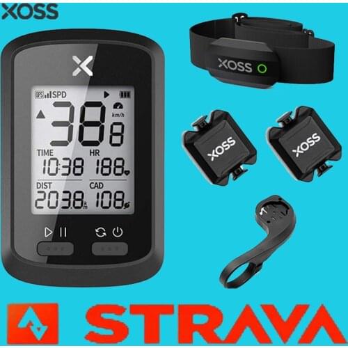XOSS G+ Bike Odometer GPS MTB Road Bicycle Computer Ant+ Speed Cadence Rich Data Strava Wireless Cycling Speedometer Accessories
