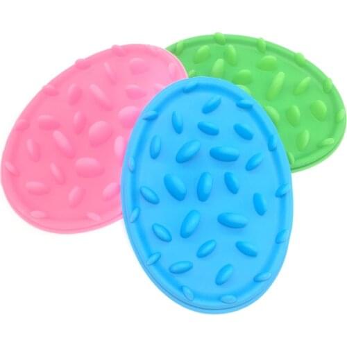 Pet Dog Feeding Food Dish Bowl Silicone Puppy Slow Down Eating Feeder Dish For Dogs Supplies Anti Choke Cat Food Container