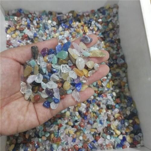 Wholesale 50g Irregular Mix Tumbled Stones Gravel Crystal Healing Reiki Crystal Gem Quartz Crystals Natural Stones