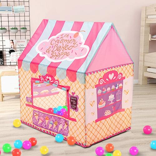 Portable Kids Tent Child Baby Toys Fairy House for Children Play Tents for Kids Play Ball Pool Christmas Birthday Gift