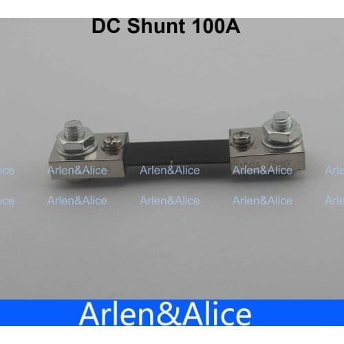 100A 75mV DC current shunt resistor for amp panel meter