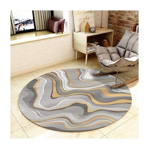 Modern Minimalist Round Carpet Computer Desk Chair Cushion Balcony Hanging Basket Swivel Nordic Living Room Coffee Table Mat