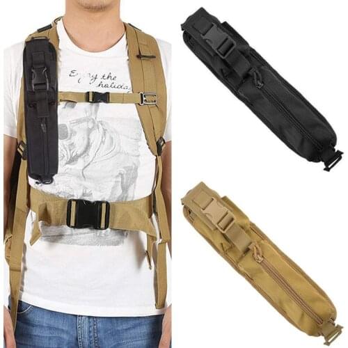 Outdoor Hunting Tactical Combat Backpack Shoulder Pouches Military Molle Single Pistol Mag Pouch Shoulder Strap Sundries Bags