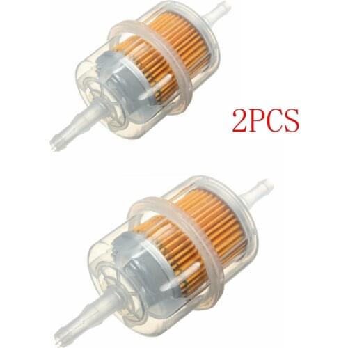2 Pcs Universal Motorcycle Parts Large Inner Fuel Filters Auto Petrol 6mm 8mm Pipe