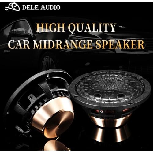 Dele audio high quality car audio high fidelity midrange 3.5 inch full range speaker car door car audio music stereo tweeter