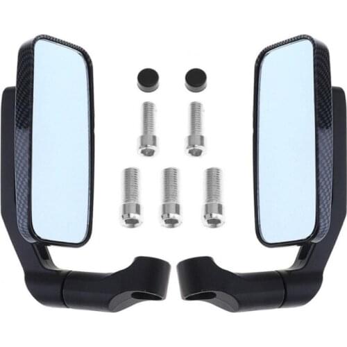 2Pcs Modified Serpentine Universal 8mm 10mm Motorcycle Motorbike Rearview Mirror Side Mirrors Handlebar