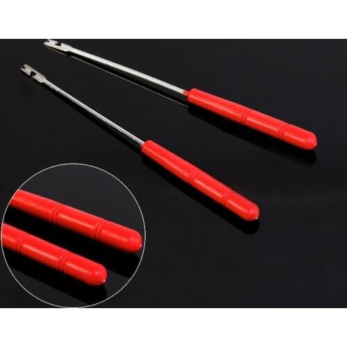 1/5 PCS High Quality Decoupler 15cm of Hook Bait line Abstract Fishing Tackle Metal Hook Steel Special Simple Hook Remover Tools