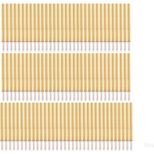New 100 Pcs Dia 1.02mm Length 15.85mm 100g Spring Test Probe Pogo Pin Tool P75-B1