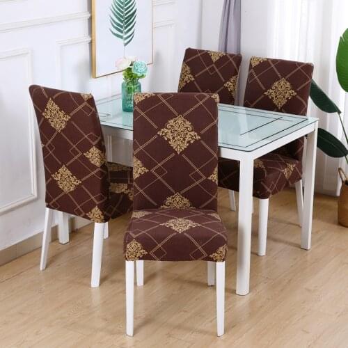 23 colors chair cover for dining room chair protector office chair banquet chair stretch slipcover floral printed anti-dust