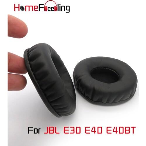 Homefeeling Ear Pads For JBL E30 E40 E40BT Earpads Round Universal Leahter Repalcement Parts Ear Cushions